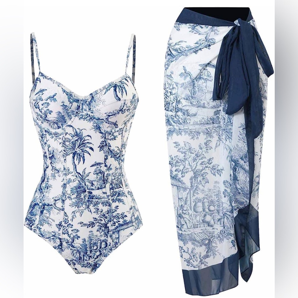 😍Bathing Suit and cover up set